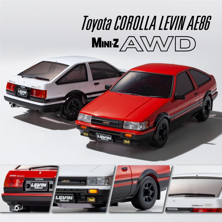 MINI-Z AWD Toyota COROLLA LEVIN AE86