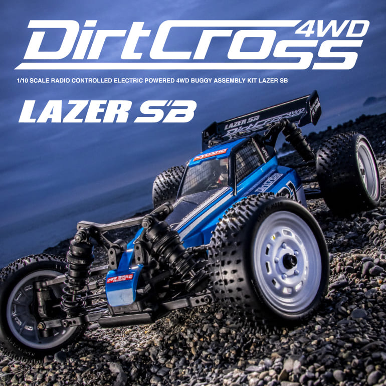 1/10 EP 4WD Buggy Assembly kit LAZER SB Dirt Cross 4WD