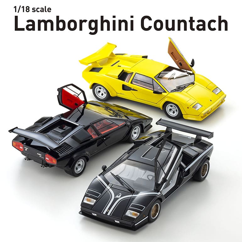 KYOSHO ORIGINAL 1/18scale Lamborghini Countach LP500R