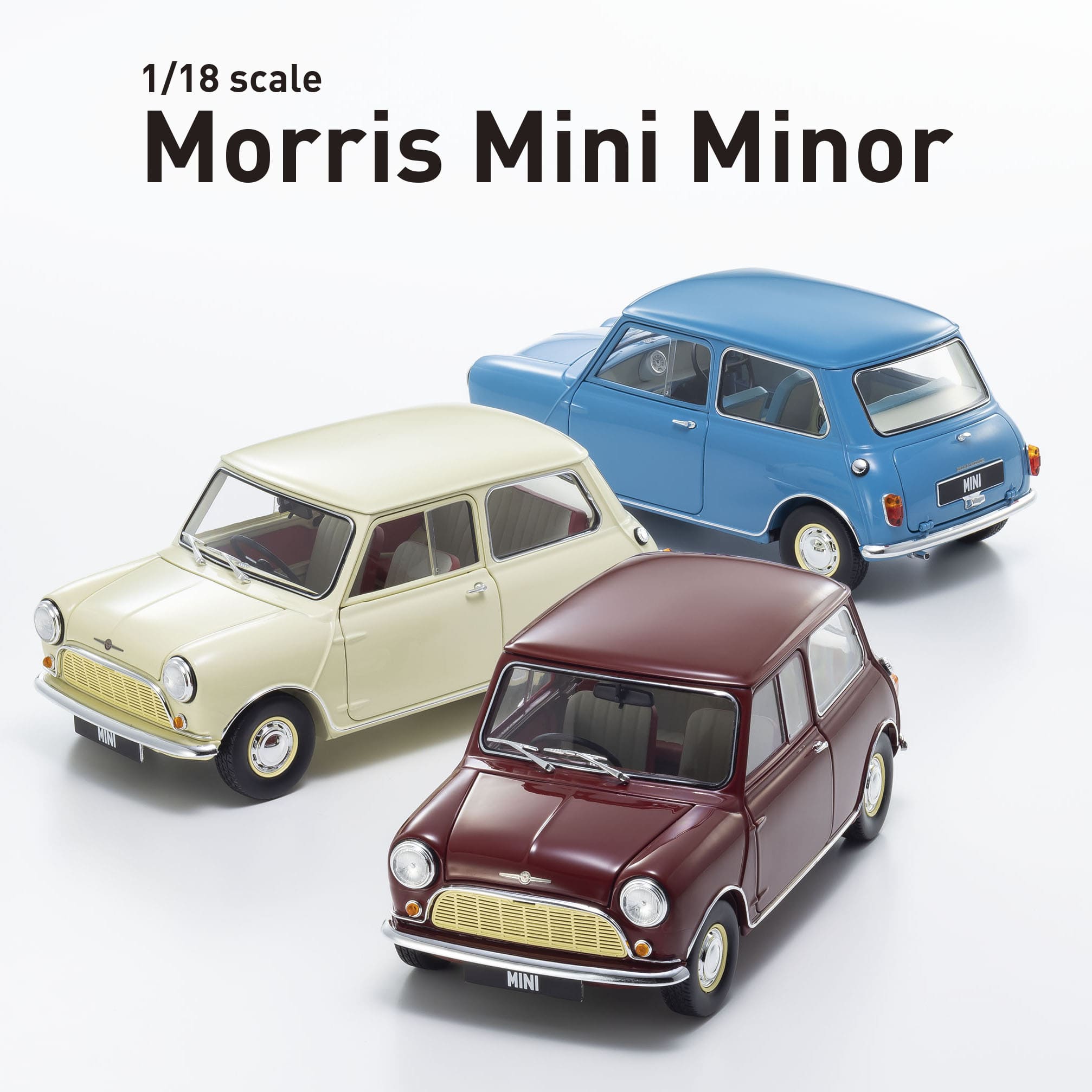 KYOSHO ORIGINAL 1/18scale Morris Mini Minor.