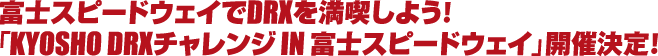 xmXs[hEFCDRX𖞋i悤I
uKYOSHO DRX`W IN xmXs[hEFCvJÌI