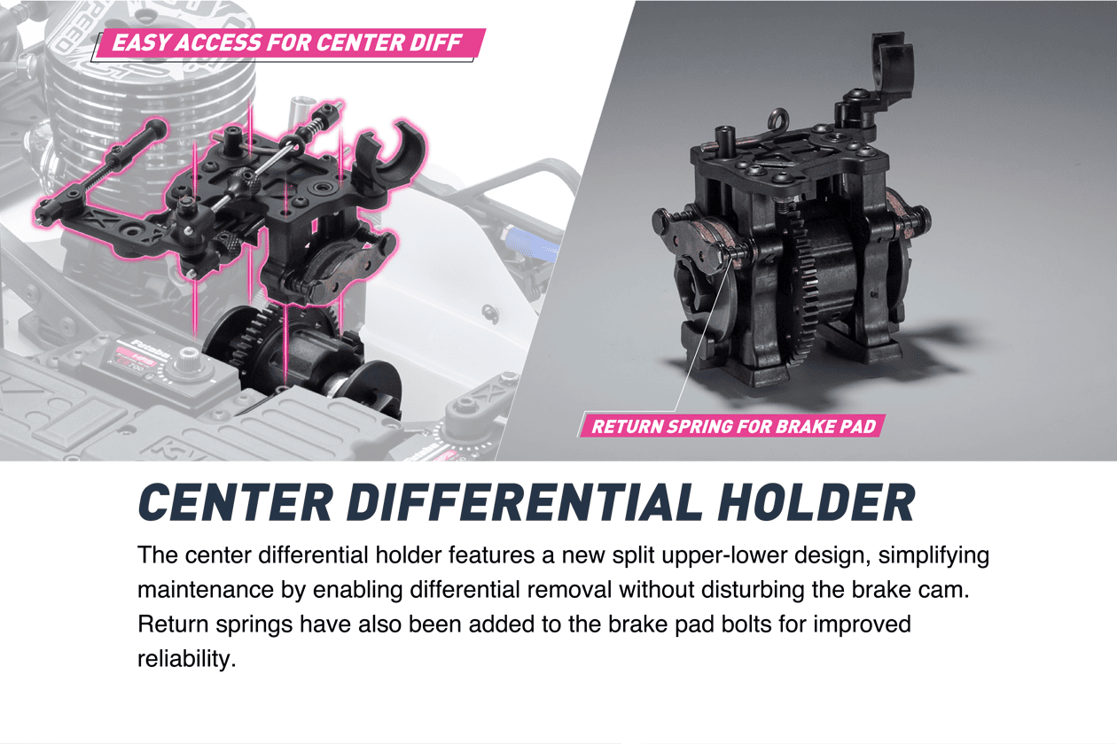 NEW CHASSIS / CENTER DIFFERENTIAL HOLDER