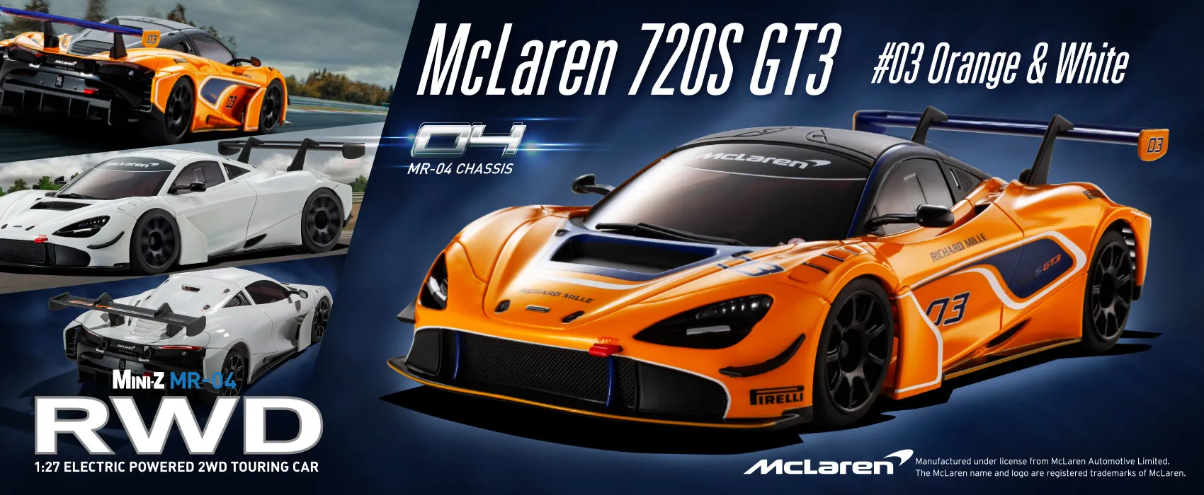 MINI-Z RWD MR-04 McLaren 720S GT3