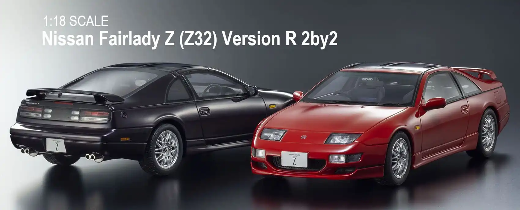 京商 サムライ 1/18 日産 フェアレディ Z (Z32) バージョンR 2by2 (パープル) [No.KSR18028P]