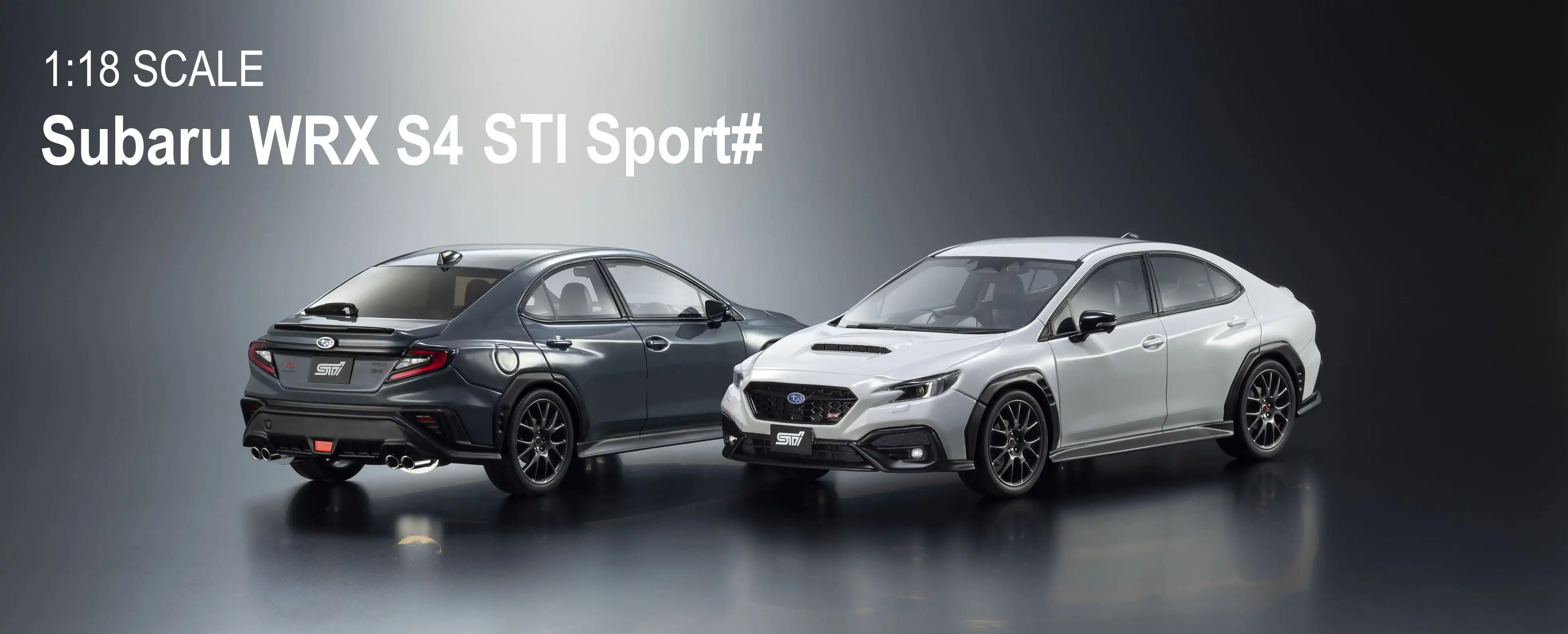 京商 サムライ 1/18 スバル WRX S4 STI SPORT# (グレー) [No.KSR18063GR]